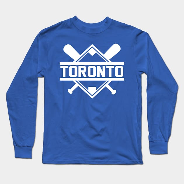 Toronto Diamond Long Sleeve T-Shirt by CasualGraphic